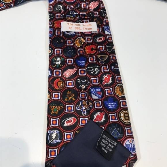 NHL Team Logos Vintage Neck Tie - Picture 4 of 6